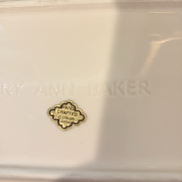 Vintage Hand Crafted Mary Ann Baker Covered 1/4lb Butter Dish tulip. Japan - Picture 6 of 6